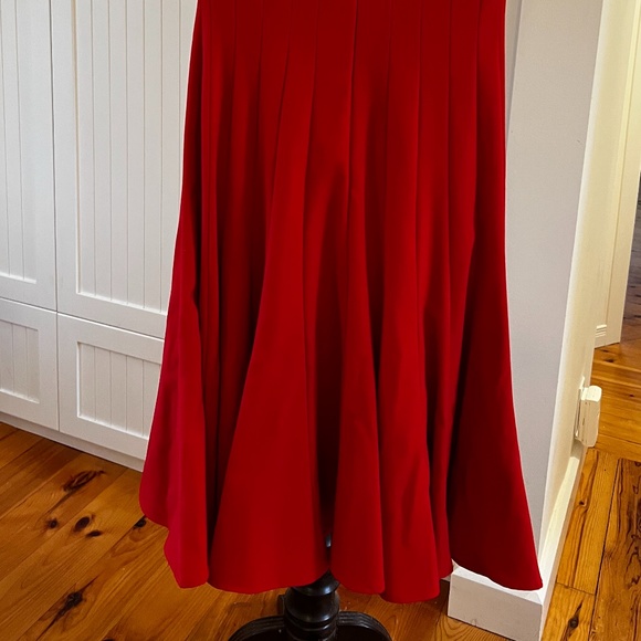 Fit & Flare Pleated Dress - Picture 3 of 6